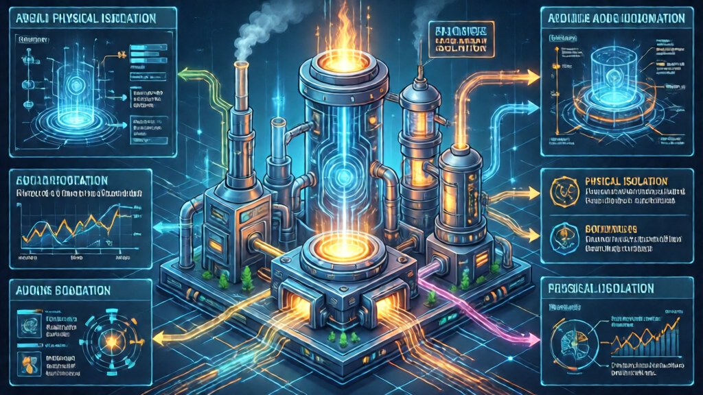 Physical Isolation Schemes for Industrial Wallets and Automation