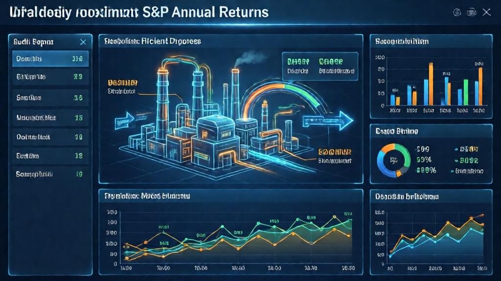 s and p annual return