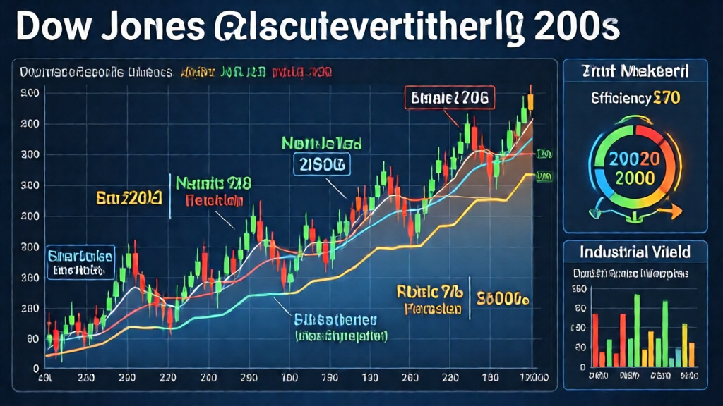 dow jones graph 20 years